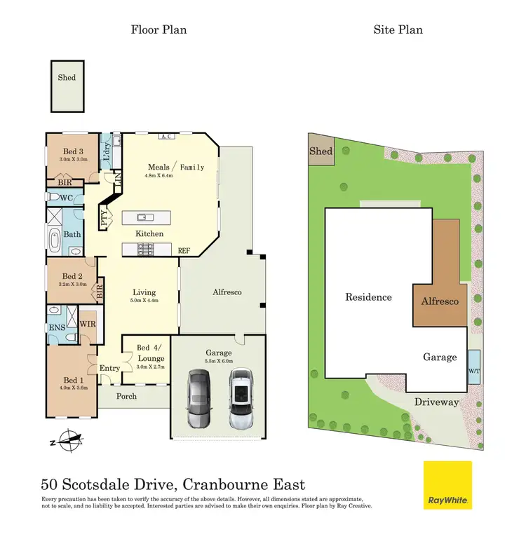 Floorplan of Homely house listing, 50 Scotsdale Drive, Cranbourne East VIC 3977