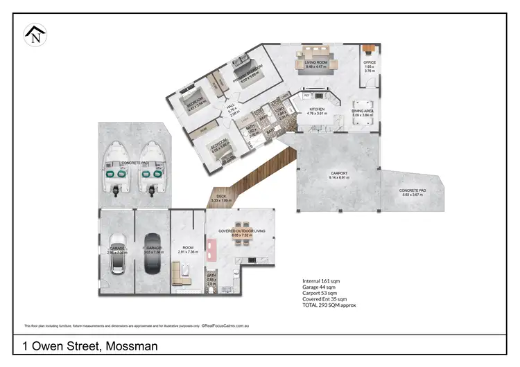Floorplan of Homely house listing, 1 Owen Street, Mossman QLD 4873