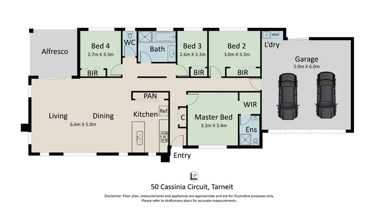 Floorplan of Homely house listing, 50 Cassinia Circuit, Tarneit VIC 3029