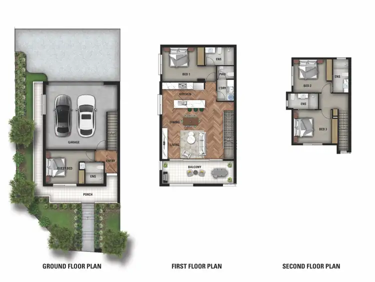 Floorplan of Homely townhouse listing, 1/251 Burwood Highway, Burwood East VIC 3151