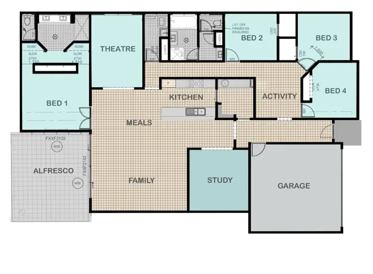 Floorplan of Homely house listing, 24 Delta Road, Dubbo NSW 2830
