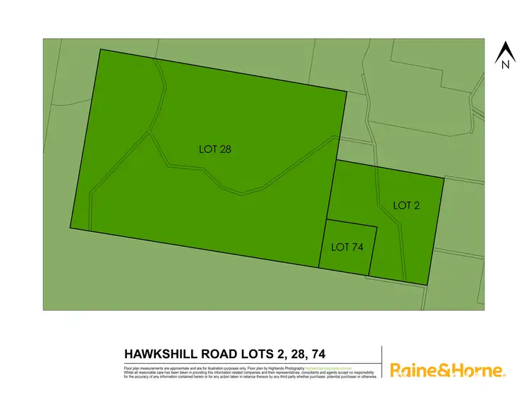 Floorplan of Homely land listing, 'Wollandi' Hawkshill Road, Canyonleigh NSW 2577