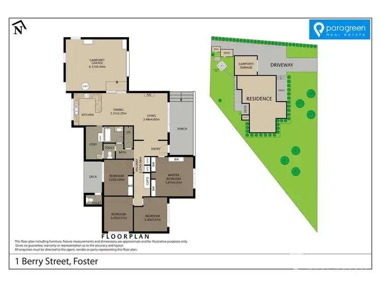 Floorplan of Homely house listing, 1 Berry Street, Foster VIC 3960