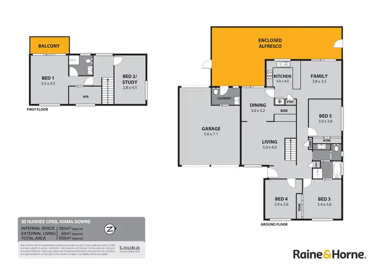 Floorplan of Homely house listing, 30 Hughes Crescent, Kiama Downs NSW 2533