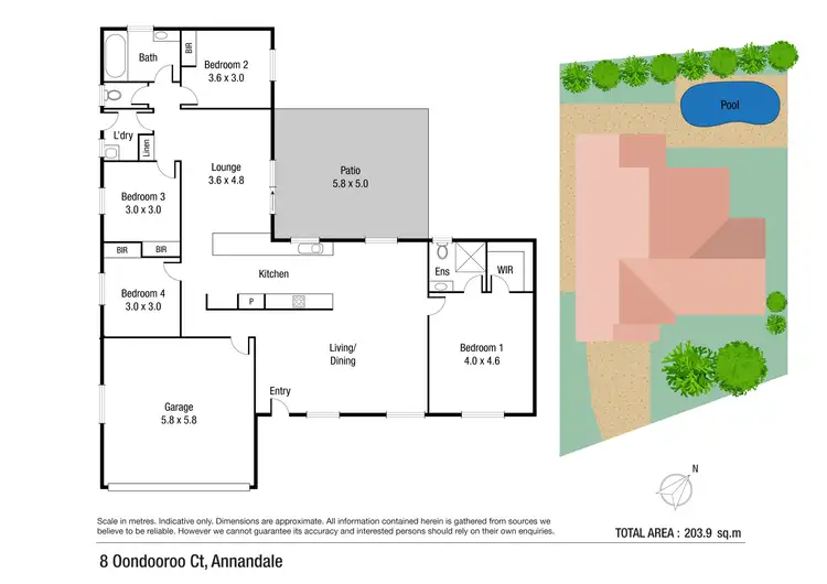 Floorplan of Homely house listing, 8 Oondooroo Court, Annandale QLD 4814