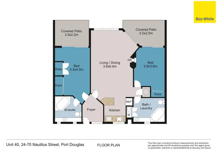 Floorplan of Homely apartment listing, 40/24-70 Nautilus Street, Port Douglas QLD 4877