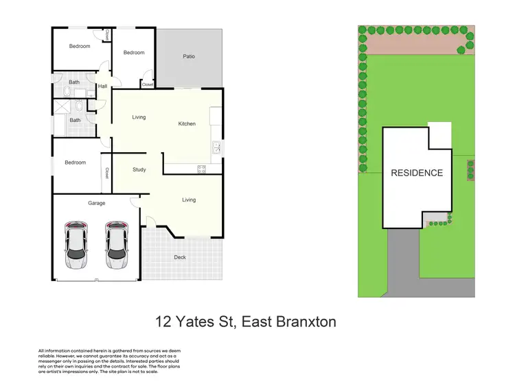 Floorplan of Homely house listing, 12 Yates Street, Branxton NSW 2335