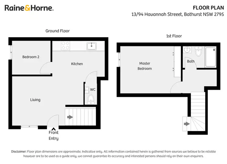 Floorplan of Homely unit listing, 13/94 Havannah Street, Bathurst NSW 2795