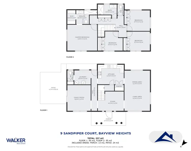 Floorplan of Homely house listing, 9 Sandpiper Court, Bayview Heights QLD 4868