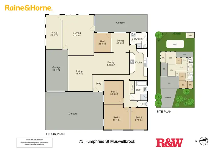 Floorplan of Homely house listing, 73 Humphries Street, Muswellbrook NSW 2333