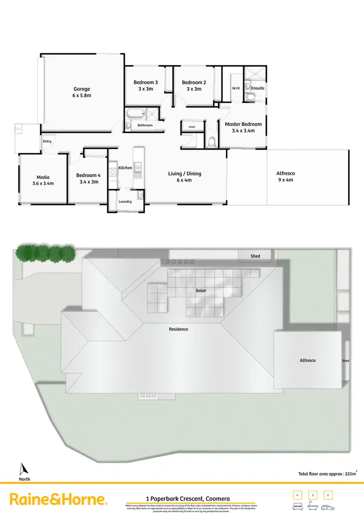 Floorplan of Homely house listing, 1 Paperbark Crescent, Coomera QLD 4209