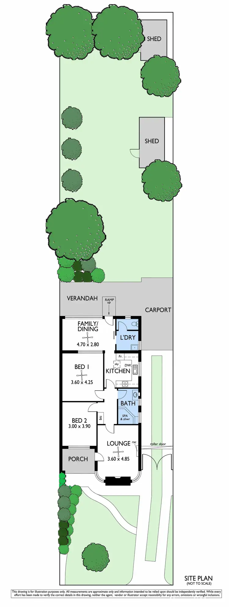 Floorplan of Homely house listing, 72 Forest Avenue, Black Forest SA 5035
