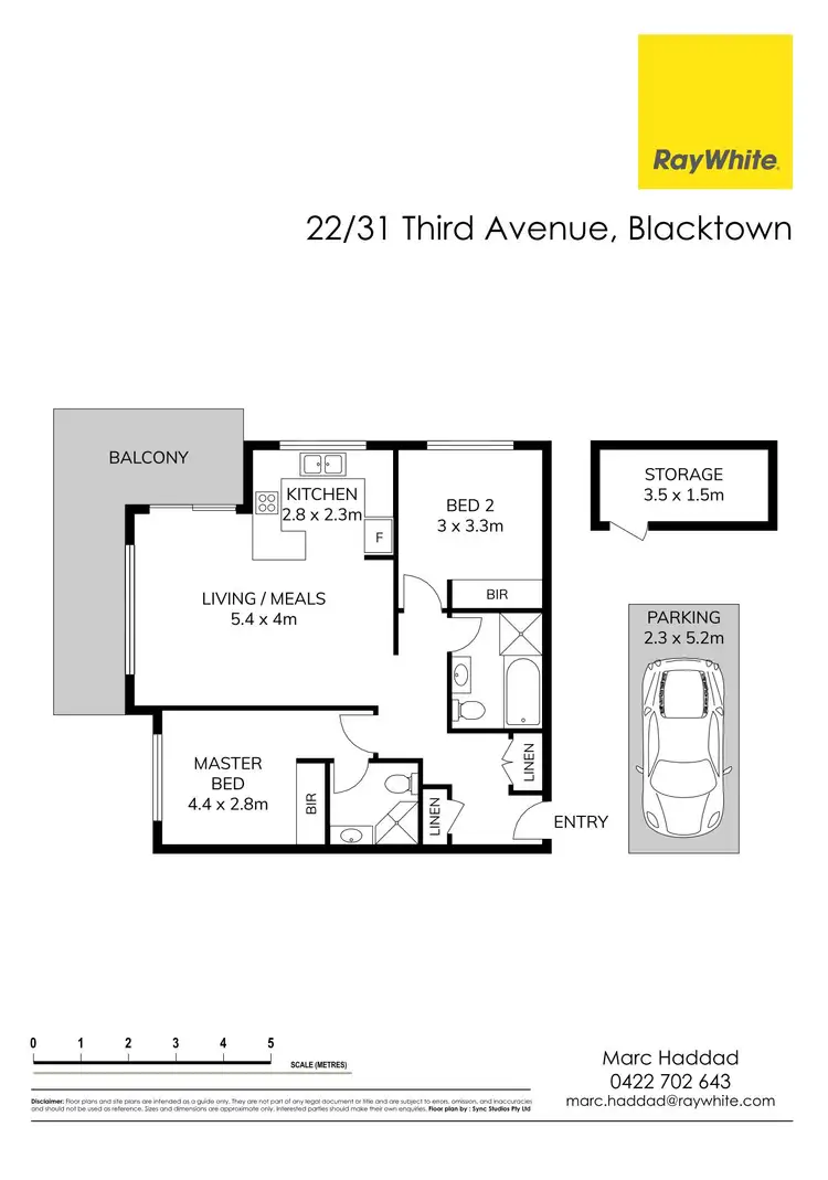Floorplan of Homely apartment listing, 22/31 Third Avenue, Blacktown NSW 2148