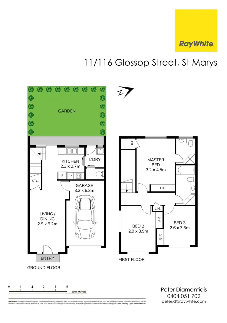 Floorplan of Homely townhouse listing, 11/116 Glossop St, St Marys NSW 2760