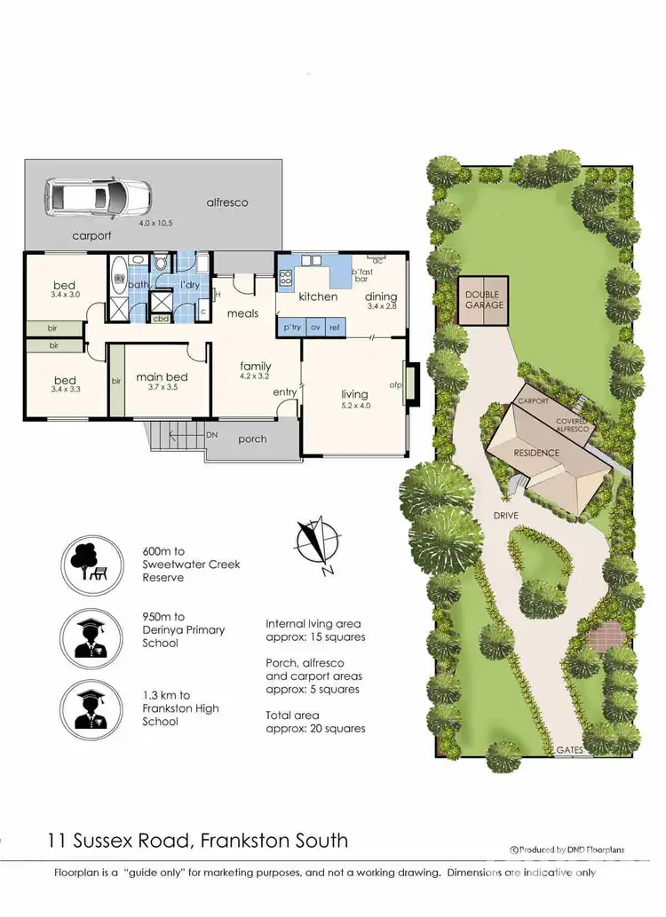 Floorplan of Homely house listing, 11 Sussex Road, Frankston South VIC 3199