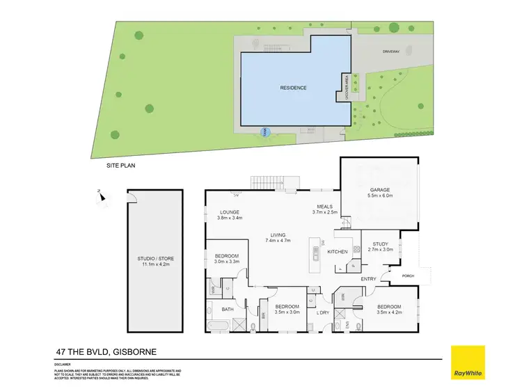 Floorplan of Homely house listing, 47 The Boulevard, Gisborne VIC 3437