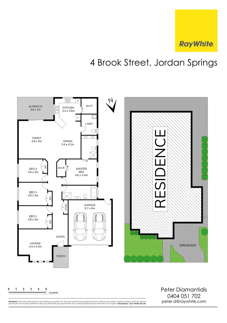 Floorplan of Homely house listing, 4 Brook Street, Jordan Springs NSW 2747