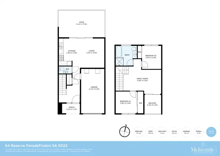 Floorplan of Homely house listing, 64 Reserve Parade, Findon SA 5023