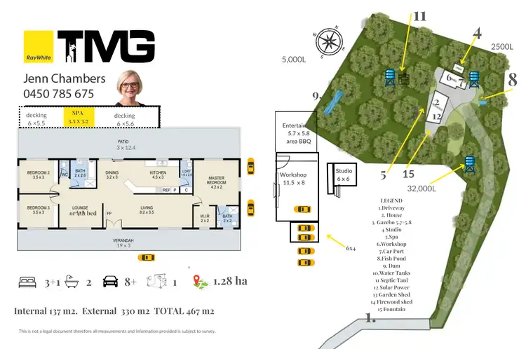 Floorplan of Homely house listing, 9 Yarraman Place, Tallebudgera Valley QLD 4228