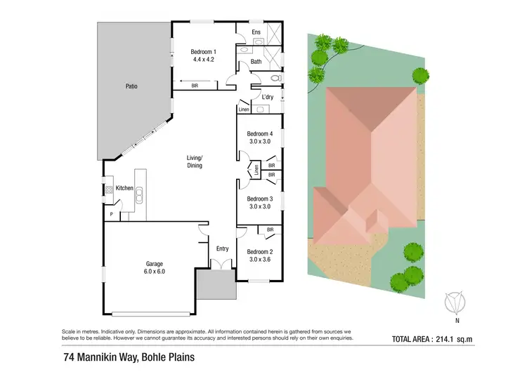 Floorplan of Homely house listing, 74 Mannikin Way, Bohle Plains QLD 4817