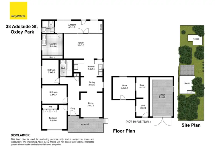 Floorplan of Homely house listing, 38 Adelaide Street, Oxley Park NSW 2760