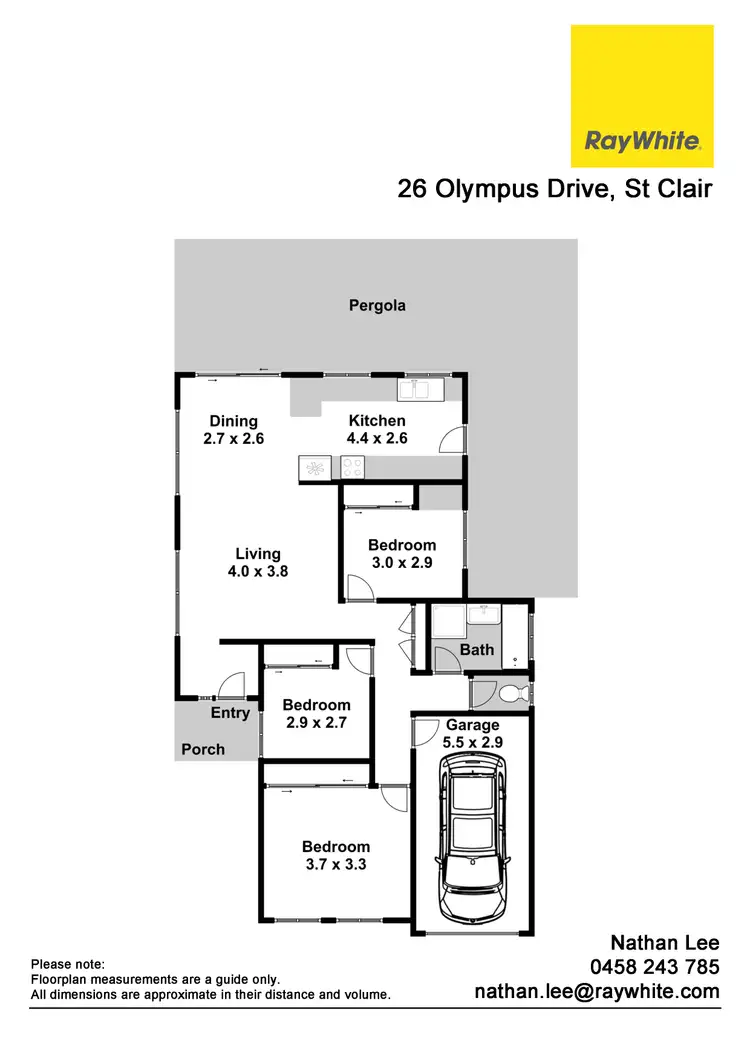 Floorplan of Homely house listing, 26 Olympus Drive, St Clair NSW 2759