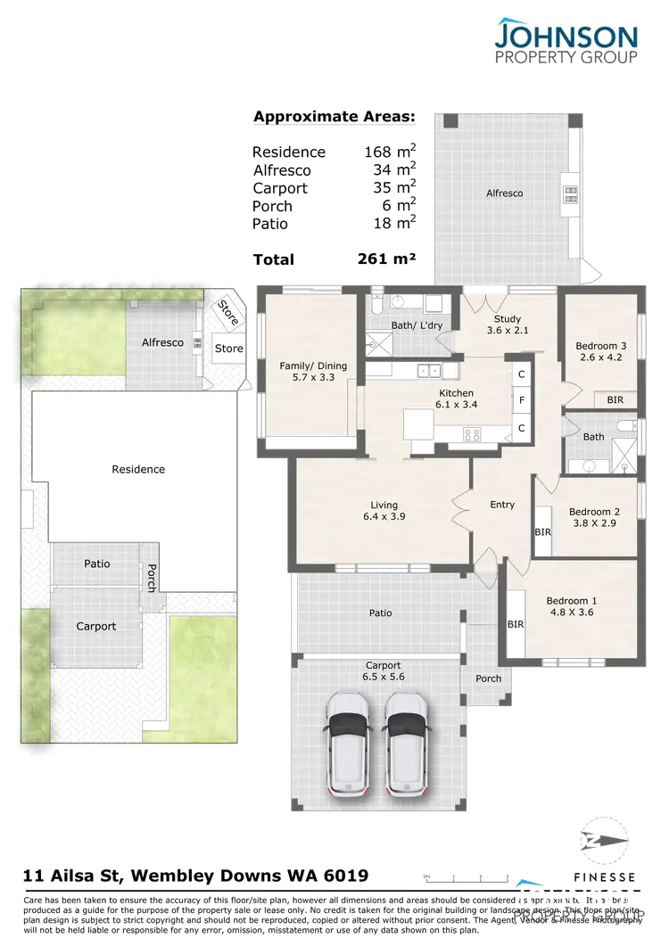 Floorplan of Homely house listing, 11 Ailsa Street, Wembley Downs WA 6019