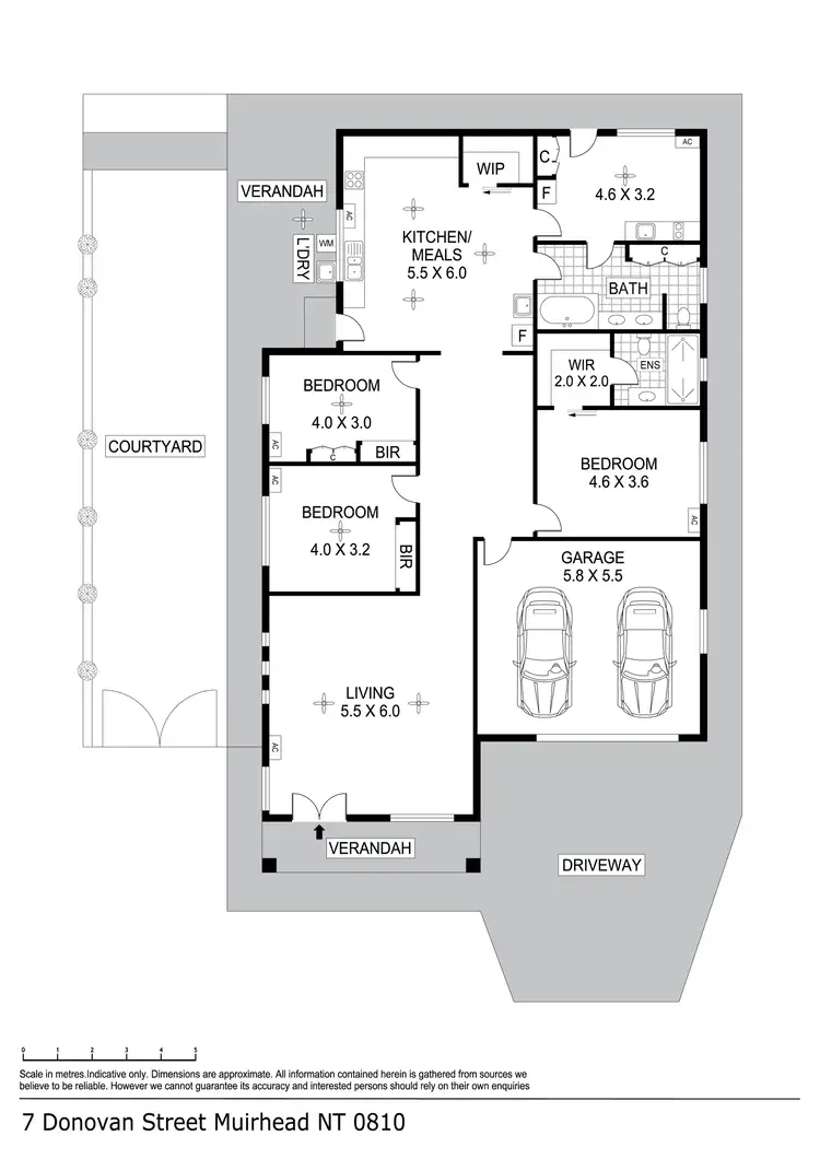 Floorplan of Homely house listing, 7 Donovan Street, Muirhead NT 810
