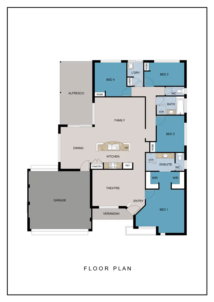 Floorplan of Homely house listing, 6 Vance Road, Byford WA 6122