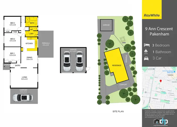 Floorplan of Homely house listing, 9 Ann Crescent, Pakenham VIC 3810