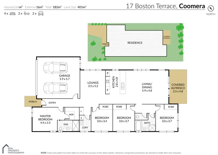 Floorplan of Homely house listing, 17 Boston Terrace, Coomera QLD 4209