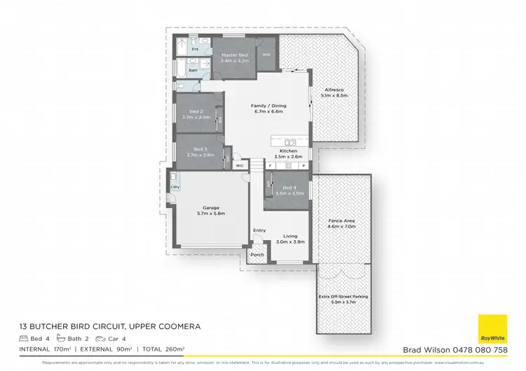 Floorplan of Homely house listing, 13 Butcher Bird Circuit, Upper Coomera QLD 4209