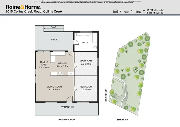 Floorplan of Homely house listing, 2015 Collins Creek Road, Collins Creek via, Kyogle NSW 2474