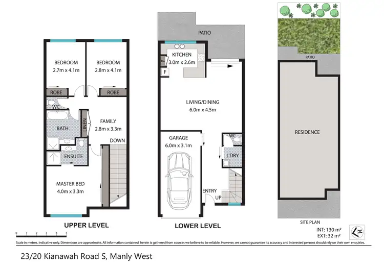 Floorplan of Homely townhouse listing, 23/20 Kianawah Road South, Manly West QLD 4179