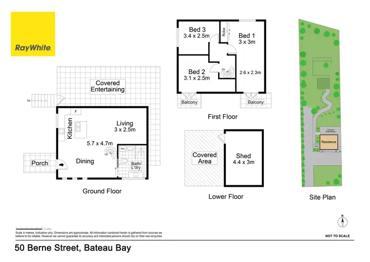 Floorplan of Homely house listing, 50 Berne Street, Bateau Bay NSW 2261
