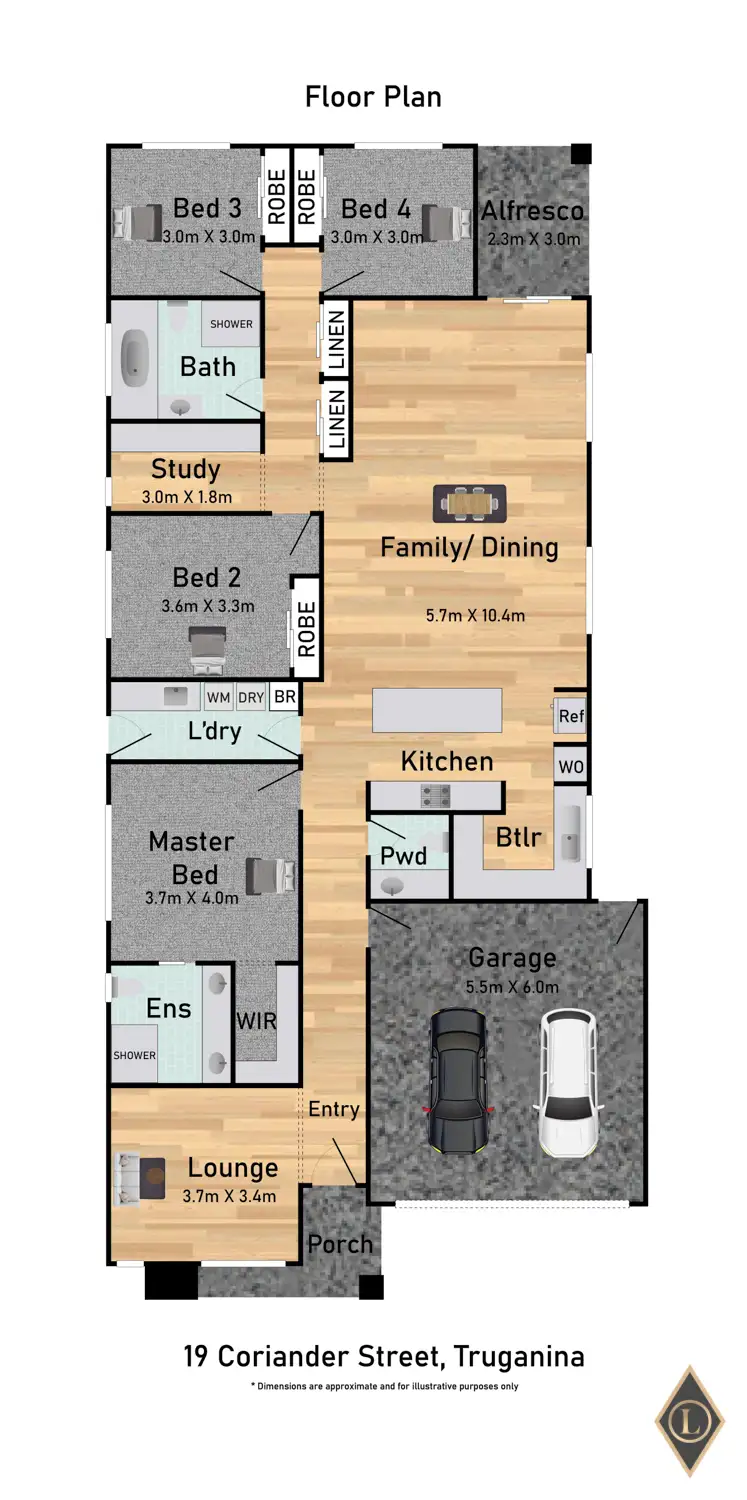 Floorplan of Homely house listing, Address available on request