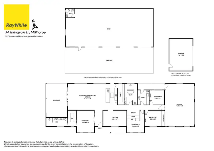 Floorplan of Homely house listing, 34 Springvale Lane, Millthorpe NSW 2798