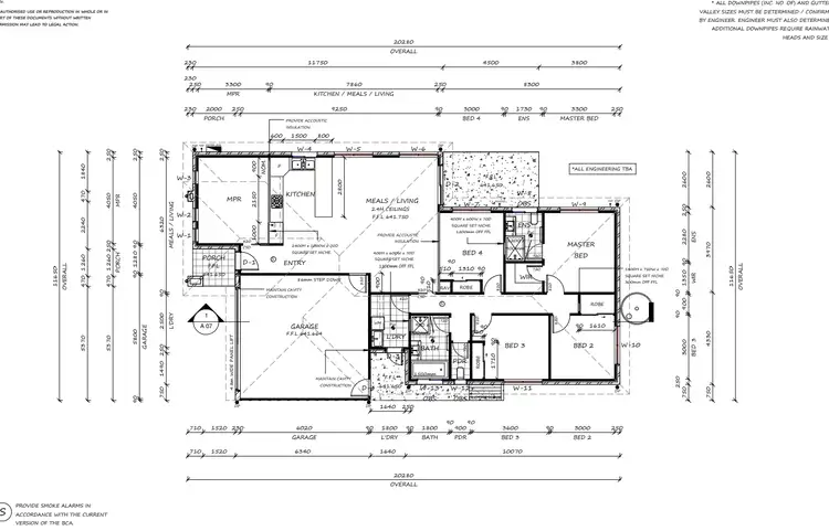 Floorplan of Homely house listing, 4 Warup Street, Moncrieff ACT 2914