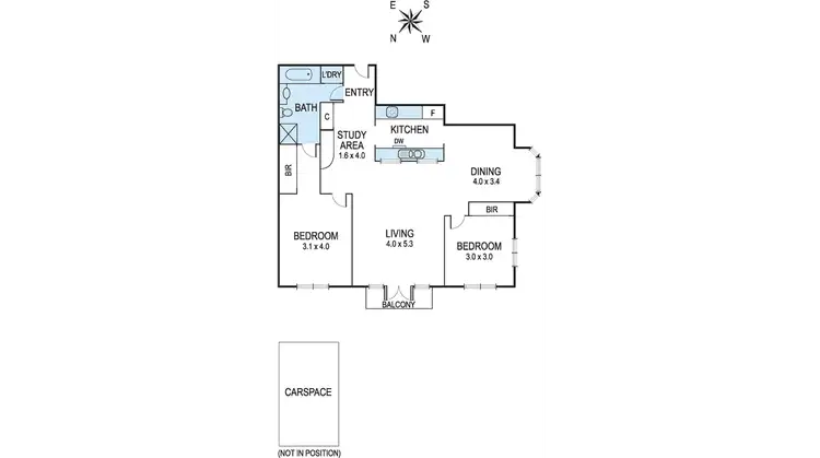 Floorplan of Homely apartment listing, 25/201 Wellington Parade South, East Melbourne VIC 3002
