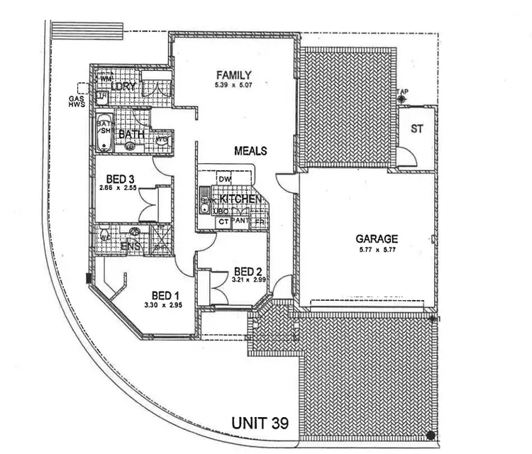 Floorplan of Homely villa listing, 39/5 Calabrese Avenue, Wanneroo WA 6065