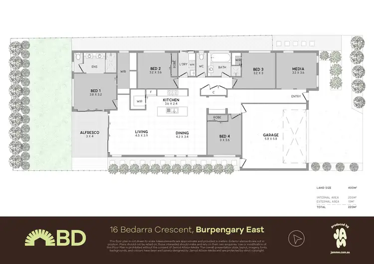 Floorplan of Homely house listing, 16 Bedarra Crescent, Burpengary East QLD 4505