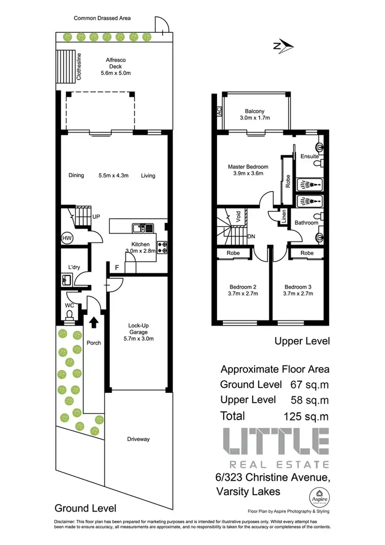 Floorplan of Homely unit listing, 6/323 Christine Avenue, Varsity Lakes QLD 4227