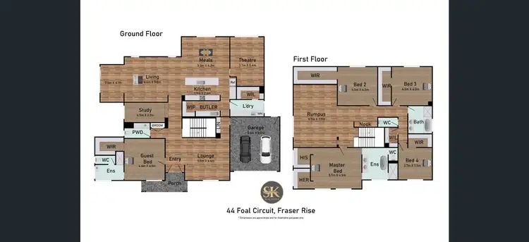 Floorplan of Homely house listing, 44 Foal Circuit, Fraser Rise VIC 3336