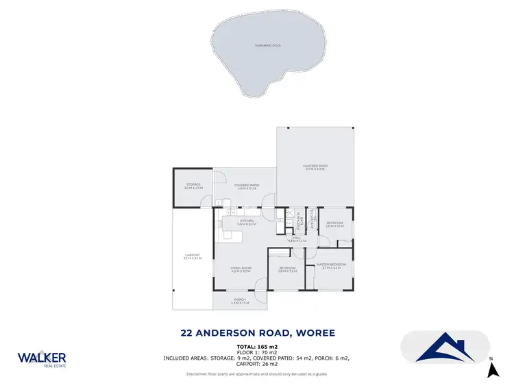Floorplan of Homely house listing, 22 Anderson Road, Woree QLD 4868