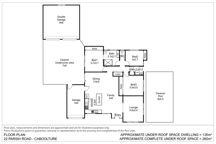 Floorplan of Homely house listing, 22 Parish Road, Caboolture QLD 4510