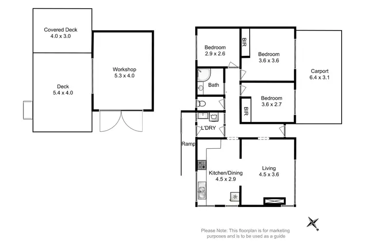 Floorplan of Homely house listing, 7 Kinarra Crescent, Chigwell TAS 7011