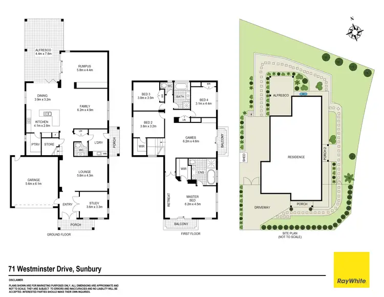 Floorplan of Homely house listing, 71 Westminster Grove, Sunbury VIC 3429