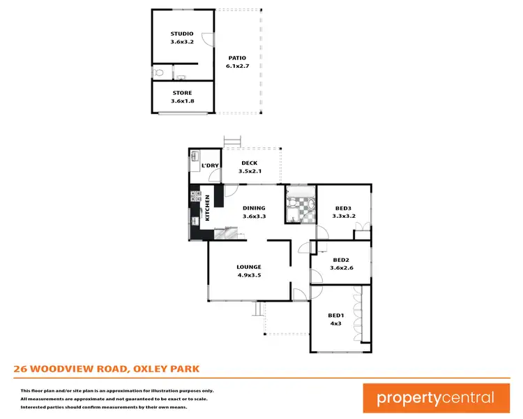 Floorplan of Homely house listing, 26 Woodview Road, Oxley Park NSW 2760