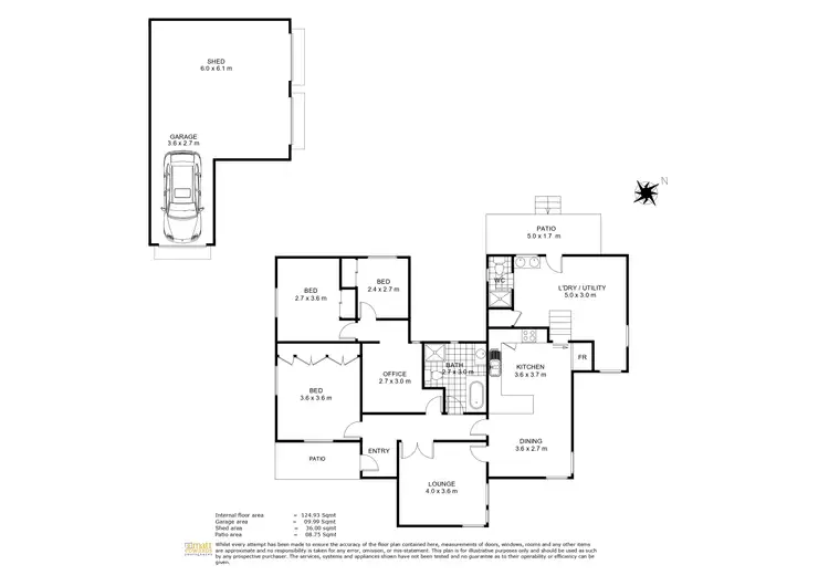 Floorplan of Homely house listing, 5 Wyndham Street, North Toowoomba QLD 4350