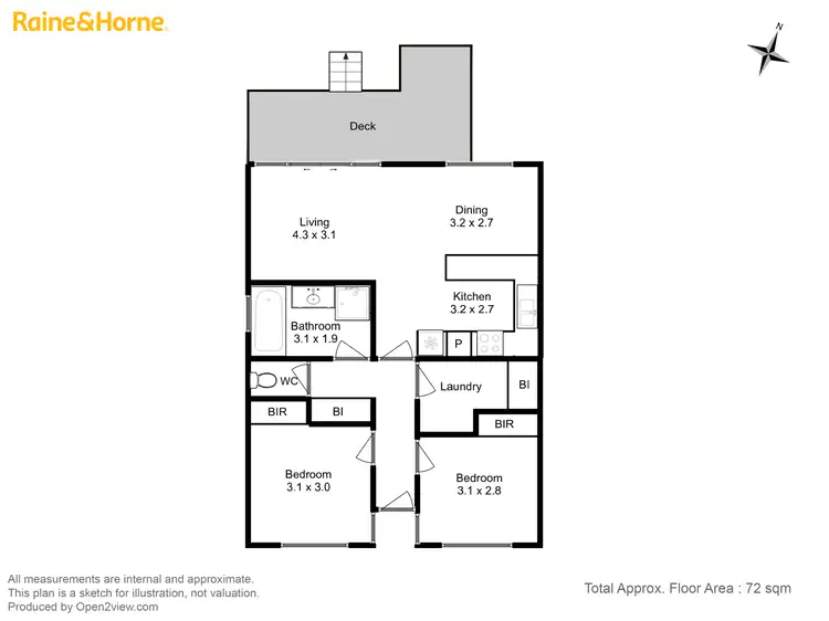 Floorplan of Homely unit listing, 4/5 Northsun Place, Midway Point TAS 7171